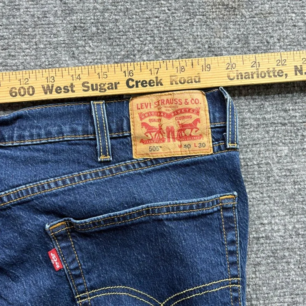 Levi's‎ 505 Jeans Men 40x30 Blue Casual Classic Workwear Streetwear Americana
